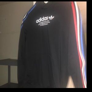 Boys Adidas matching hoodie & track pants size large. Pants never worn.